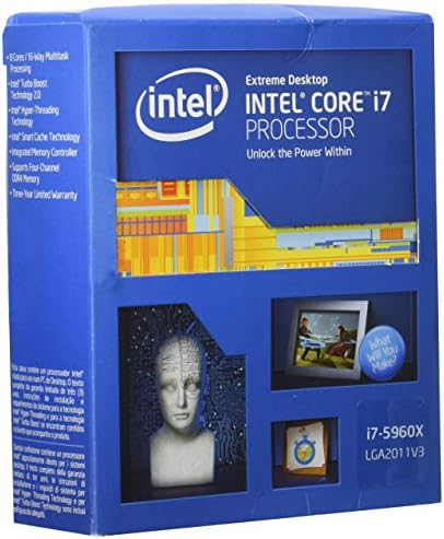 Intel Core i7 Extreme Edition i7-5960X Sekiz çekirdekli (8 Çekirdekli) 3 GHz İşlemci Soketi LGA 2011-v3Retail Paketi