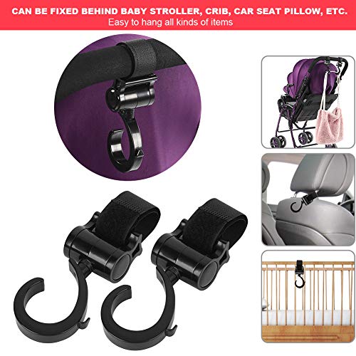 Kullanışlı Bebek Arabası Kancası, Bebek Arabası Kancası, Saklama Torbalarını Asmak için Entegre Tasarımlar Puset (2 Adet)