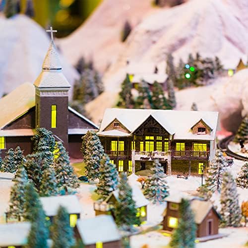 7 Oz Noel Sahte Kar ve 19 Parça Mini Sisal Ağaçları Şişe Fırça Ağacı Yapay Kar Minyatür Noel Ağaçları ile Kapsayan için El Sanatları