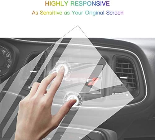 Ekran Koruyucu Folyolar için 2015-2020 Dodge Challenger Uconnect Navigasyon Ekran Temperli Cam 9 H Sertlik HD Clear LCD GPS Dokunmatik