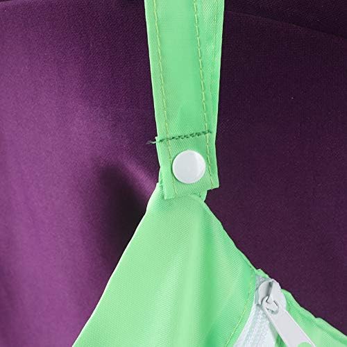 Bebek Bezi Çantaları, Oyun için Dış Yemek için 5 ADET Su Geçirmez Oxford Bez Taşınabilir Çanta (yeşil)