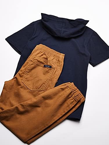 Nautica erkek bebek 2 Parça Kapşonlu T-shirt Pantolon Seti