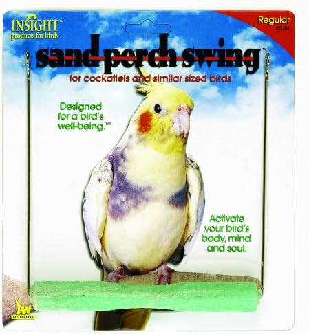 JW Pet Company Insight Kum Levrek Salıncak Kuş Oyuncak, Düzenli