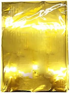 QJWGJA Çok Amaçlı 50 pcs A4 Altın gümüş folyo Kağıt laminasyon için Glitter Renkli Sarma Quilling Kraft Oluklu Doku Zanaat Scrapbooking