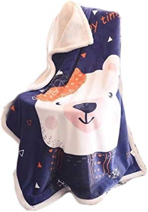 WWWEE Karikatür Ayı Yumuşak Flanel Battaniye Atmak Erkek Kız Yatak Kanepe Kanepe Çocuk Şekerleme Battaniye doğum günü hediyesi