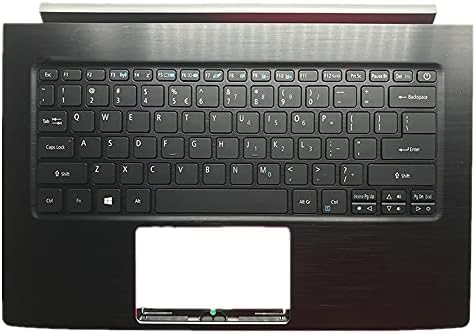 Laptop Üst Kılıf Kapak C Shell & ACER için klavye Aspire S5-371 S5-371T Siyah ABD İngilizce Düzeni