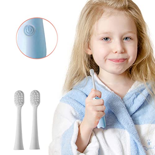 Lroveb Çocuk Elektrikli Diş Fırçası Otomatik Temizleme Masaj Diş Fırçası Prim Yumuşak Kıllar Tüm-yuvarlak Tüm Ağız Temizleme