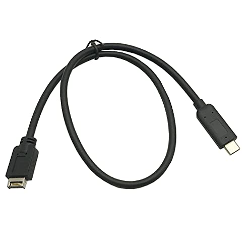 Seadream 3.3 Feet USB-C Tip-C'den USB 3.1'e Ön Panel Başlığı Tip E Erkek-Erkek Kablo