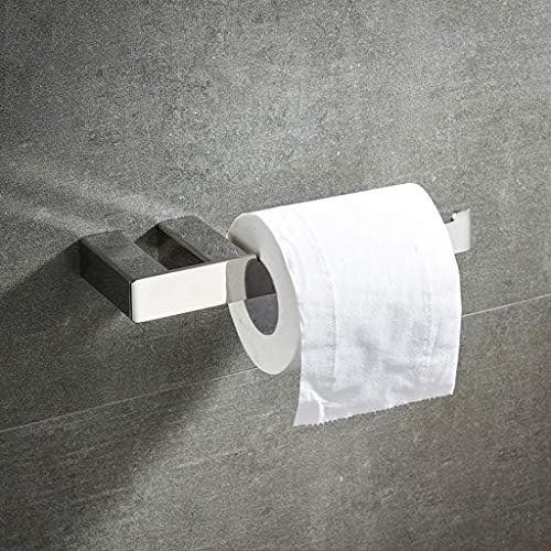 JYDQM Tek Rulo Tuvalet Kağıdı Tutucu Duvar Montaj, Paslanmaz Çelik Kağıt Havlu Tutucu, Ayna Cilalı, Gümüş