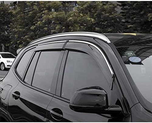 Porsche Cayenne 2007-2013 ıçin rüzgar deflektörleri Pencere Yağmur Kalkanı Araba Yağmur Kalkanı Deflektörleri Tente ayar kapağı