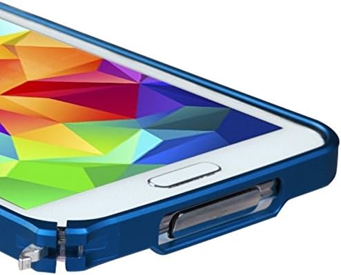Samsung Galaxy S5 için Krom Kaplama Metalli Asmyna Surround Shield-Perakende Ambalaj-Kırmızı