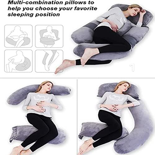 WSXY hamile yastığı Yatak analık vücut yastığı Rahat U - Şekilli Yastık Uzun Yan Uyku hamile yastığı