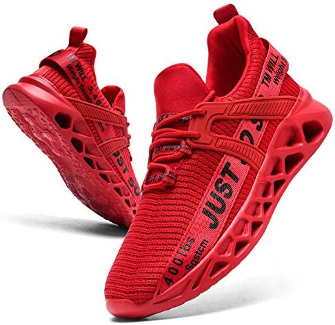 ZMBCYG Erkek Moda Sneakers Atletik koşu ayakkabıları Bıçak Tipi Yürüyüş Kaymaz Tenis Spor spor ayakkabı