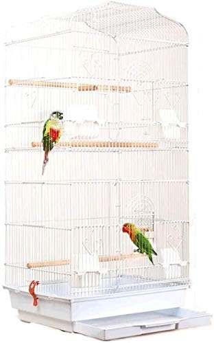 Büyük Kuş Kafesi, Papağan Kuş Kafesi Kuş Kafesleri Katlanabilir Metal Ferforje Kuş Kafesi Küçük Orta ve Büyük Papağan Kuş Villa