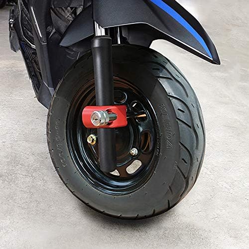 Hırsızları Hareket Ettiren scooter'ı Durduran Mükemmel Hırsızlık Önleyici Motosiklet Amortisör Kilidini Savun (Mavi Renk)