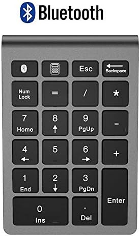 Bluetooth Kablosuz Numarası Klavye Mini 22 Tuşları Finansal Muhasebe Banka için Dizüstü PC Masaüstü Yüzey Pro