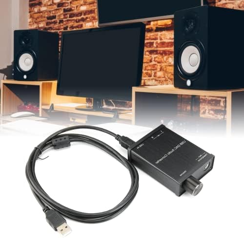 BALİTY USB Ses Adaptörü, siyah Ses Dönüştürücü Çok kullanımlı Tak ve Çalıştır Alüminyum Taşınabilir USB Kablosu ile Ev için Tüketici