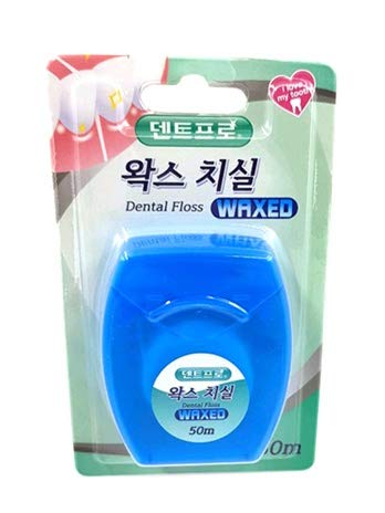 DENT PRO Comfort Plus Diş İpi, mumlu Diş İpi Bandı Diş Sağlığı Diş Plak Kürdan, 50 M, 2'li Paket
