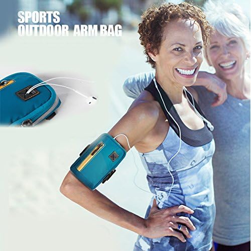 SUPERCB Spor Kol Bandı, Koşu Spor Evrensel Smartphone Kol Çantası iPhone7 için Kulaklık Deliği ile Su Geçirmez, iPhone6 veya