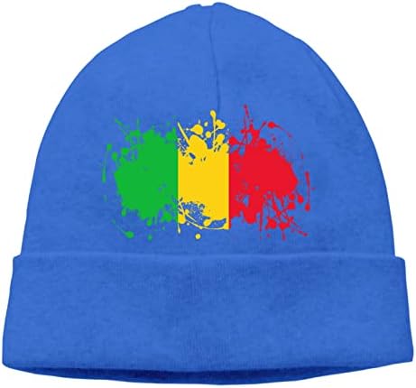 GANghaONshoP Mali Bayrağı T Mens & Womens Şapka Yumuşak Trendy Yetişkin Örgü Şapka