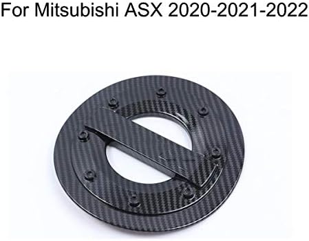 Yıngchı Karbon Fiber Araba Yakıt Gaz deposu kapatma başlığı Gaz Kapı Kapak Trim Amblemler ıçin Mitsubishi ASX 2020 2021 2022