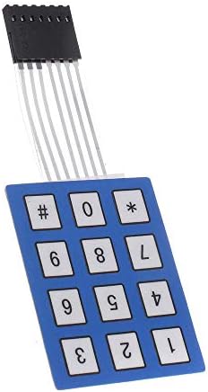 YHJ322 20 adet 4x3 Matris Dizisi 12 Anahtar Tuş Takımı Klavye Sıvalı Membran 43 Düğme Pedi Etiket Anahtarı ile Yüksek Performanslı
