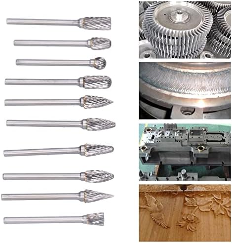 Shanrya Çapak Seti, Metal Tungsten Çelik Taşlama Kafası için Dosya Kesme Kenarı Makineleri için Alaşımlı Tungsten Çelik