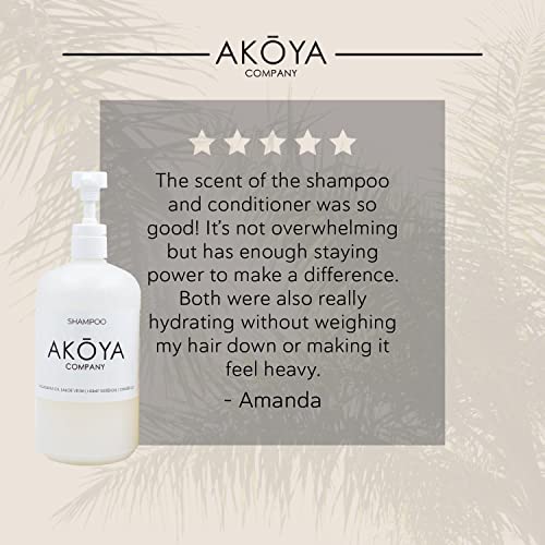 AKOYA-Doğal Kenevir Şampuanı-Kadınlar için Aloe Vera ve Kenevir Tohumu Yağı ile Derin Temizlik ve Renk Koruma Şampuanı (2 oz