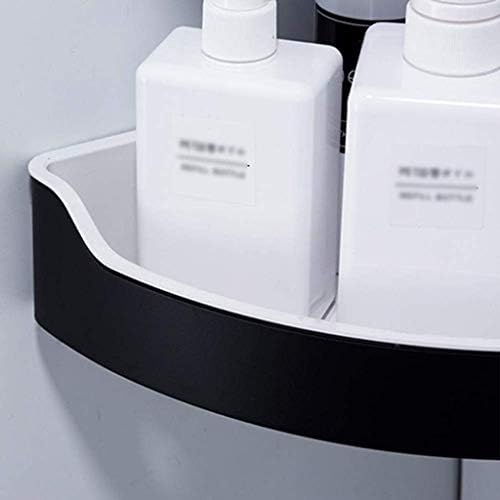 LOSYU Duvara Monte Banyo Üçgen Sepet, yaratıcı Çok Fonksiyonlu Raf Kozmetik Raf Siyah Depolama Raf Tuvalet Banyo Aksesuarları