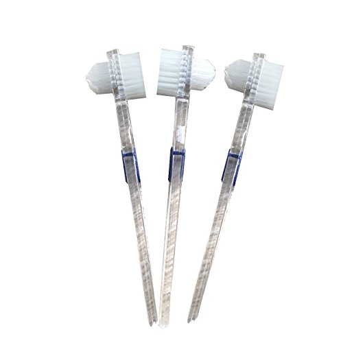 Sağlıklı Protez Fırçası Takma diş Temizleme Aracı Çift taraflı Diş Fırçası 3 adet