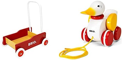 Brıo 31350-Toddler Wobbler / 9 Ay ve Üzeri Çocuklar için Yeni Mobil Bebekler için Mükemmel Oyuncak-30323 Ördek Bebek Oyuncağı