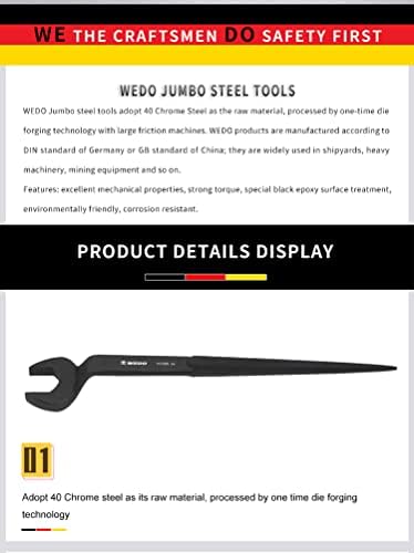 Çam ile WEDO Jumbo Açık Uçlu Anahtar Yapımı, Özel Jumbo aletler, Tek Kullanımlık Kalıp dövme, Dayanıklı, Yüksek Pas Önleyici,