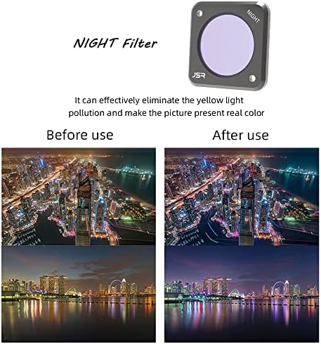 DJI Eylem 2-8 Paketi için Lens Filtre Seti (UV/CPL /ND8/ ND16/ ND32/ND64 /Yıldız/Gece)