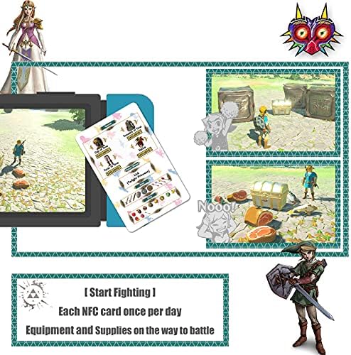 24 Pcs NFC Kartları için Zelda Nefes Vahşi, Tloz Botw Bağlantı Uyanış için Anahtarı / Anahtarı Lite / Wii U (kımlık Kartı Boyutu)