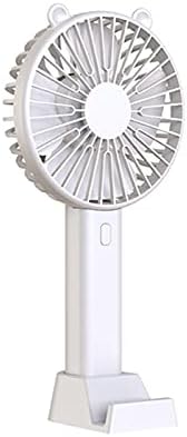 DWCA Taşınabilir USB Mini Masa Danışma Fan 3 Hızları Ayarlanabilir Dilsiz Küçük Kişisel USB Fan ile Standı Çıkarılabilir Taban