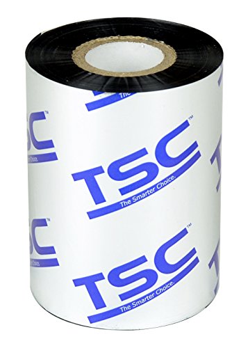 TSC 35-R154600-20CF Premium Reçine Şerit, 6.06 x 1968', TTP286MT için 1 Çekirdek CSO, TTP384-MT Termal Barkod Etiket Yazıcısı