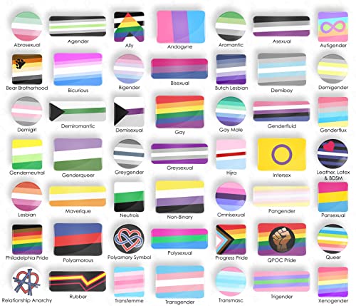 LGBTQ + Lezbiyen Gurur Bayrağı pin rozeti düğmesi veya mıknatıs