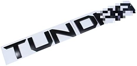 ALZZ Tundra Bagaj Kapağı Ekle Mektuplar ile Uyumlu 3D Yükseltilmiş Araba Arka Mektup Bagaj Kapağı Amblem Sticker Yapışkan Destek