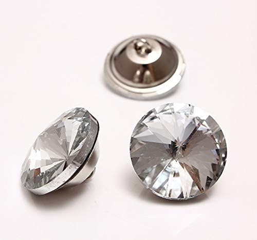 Dikiş Düğmeleri (550 ADET/GRUP) 25MM rhin Kristal Düğmeler Dikiş Dekorasyon El Sanatları başlık Kanepe KTV Duvar Döşeme