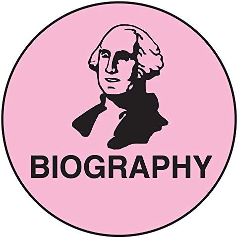 Kütüphane Mağaza Bilgileri Kalıcı Yapışkanlı Nokta Sınıflandırma Etiketleri Biyografi Rulo Başına 250