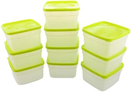 Kapaklı Ok Gıda Saklama Kapları-BPA İçermeyen Yeniden Kullanılabilir Gıda Kapları, Yiyecekleri ve Artıkları Dondurmak, Saklamak