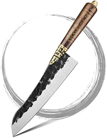 Kıtory Şef Bıçağı Çin Mutfak Bıçağı Longquan Dövme Cleaver 6.5 İnç Profesyonel Dövülmüş Bitirmek - Yüksek Karbon Çelik Ultra
