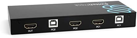 Sewell tarafından SwitchDeck 4K HDMI KVM Anahtarı, İki Adet / Mac/Oyun Konsolu Arasında Kolayca Geçiş Yapın (SW-33054)