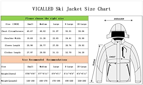 VİCALLED erkek Açık Dağ Kayak Ceket Kar Su Geçirmez Polar Rüzgar Geçirmez Kayak Yağmur Ceketler Kış Kapüşonlu Ceket