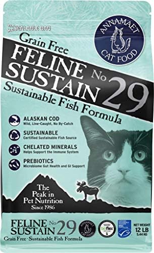 Annamaet Grain-Free Feline Sustain No. 29 Formula Kuru Kedi Maması, (Line-Caught Cod & Free-Range Türkiye)