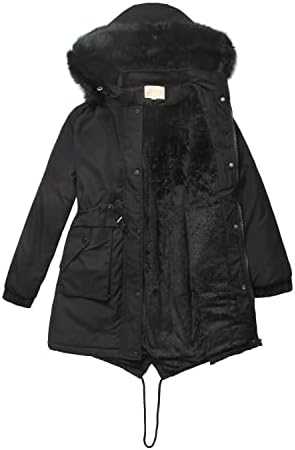 Bulanık kışlık mont Kadın Artı Boyutu Sıcak Ceket Dış Giyim Teddy Siper Kapşonlu Kalın Faux Kürk Hırka Polar Ceket