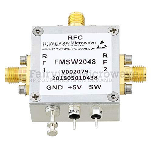 Fairview Mikrodalga FMSW2048 SMA SPDT PİN Diyot Anahtarı 50 mhz'den 1.5 GHz'e 4 Watt'ta Derecelendirildi