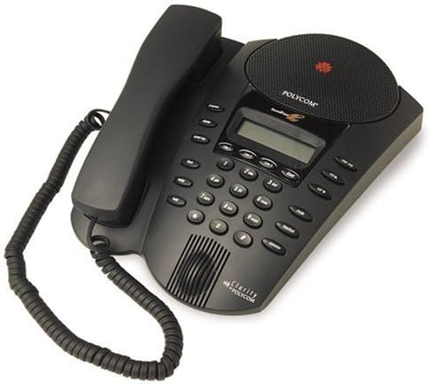 Arayan Kimliği ile Polycom Soundpoint Pro SE-225 2 Hatlı Profesyonel Konferans Telefonu