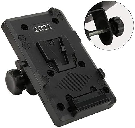 Socobeta Yüksek Hızlı Adaptör Video Ekipmanları Profesyonel Güç Kaynağı V-Montaj Güç Plakası Pil DSLR Video Kamera için