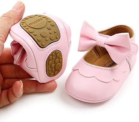 XYLUIGI Bebek Kız Sevimli Düz Ayakkabı Yumuşak Anti Patinaj Taban Prenses Mary Jane Elbise Ayakkabı Bebek Yürüyor Kız ıçin